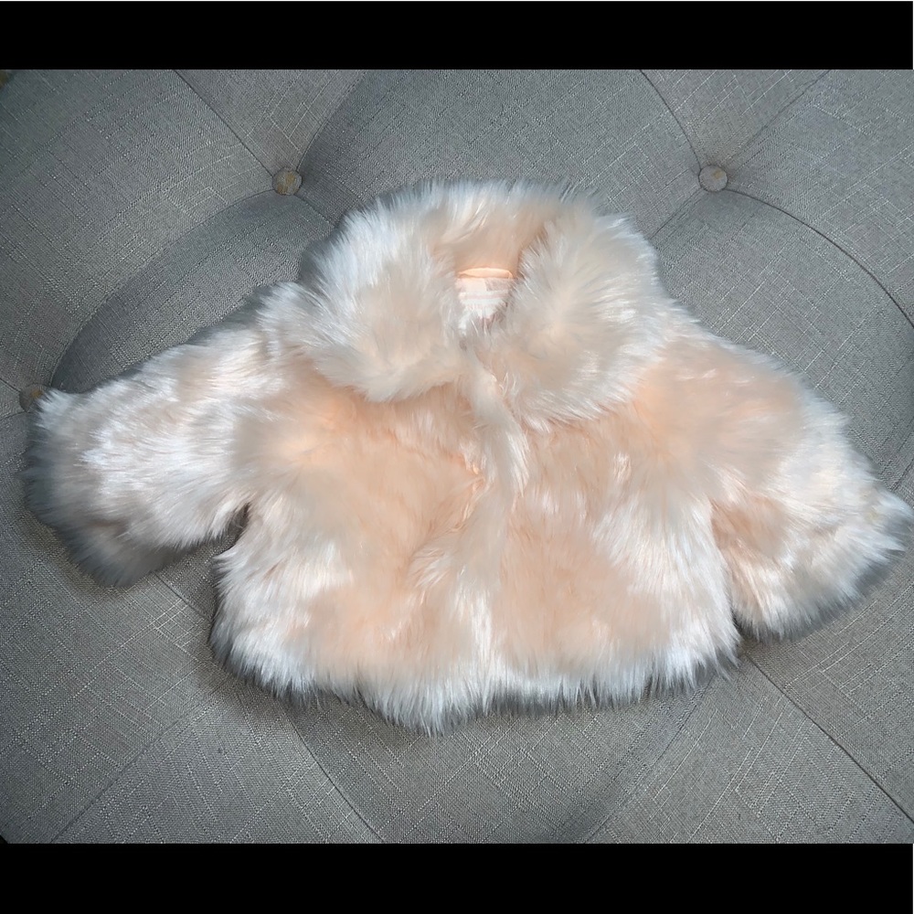 Janie and jack fur coat